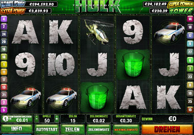 The Incredible Hulk online spielen The Incredible Hulk online Slot